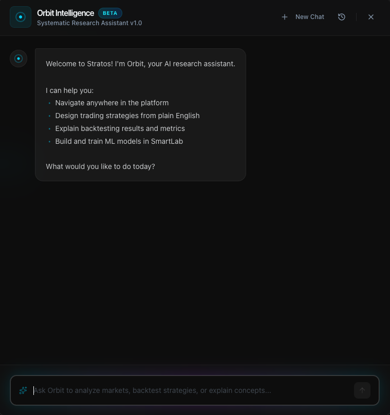 Orbit AI chat interface